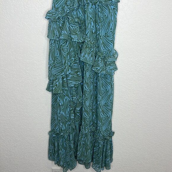 NWT Cinq A Sept Rayner Ruffle Trimmed MIDI Dress Size 2 - Picture 5 of 16